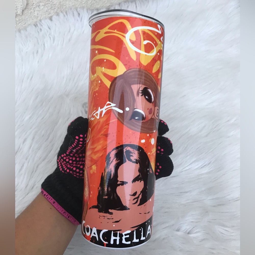 Karol g coachella Latina Forever  Skinny Tumbler 20oz stainless steel